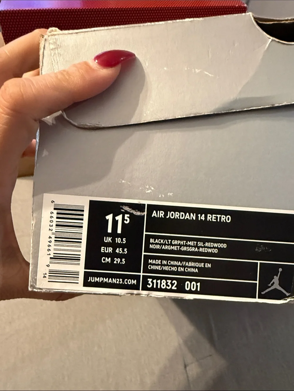 Jordan Black and White Men's Sneakers